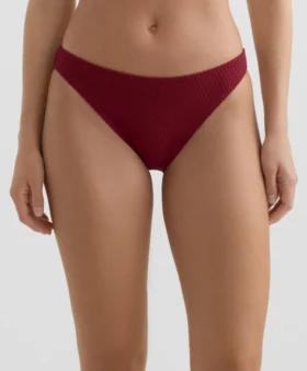 Klasické bikiny s mini kostkovaným žakárovým vzorem v podobě kalhotek