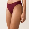 Klasické bikiny s mini kostkovaným žakárovým vzorem v podobě kalhotek Klasické bikiny s mini kostkovaným žakárovým vzorem v podobě kalhotek