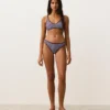 Klasické bikiny s texturovanými pruhy v podobě kalhotek Klasické bikiny s texturovanými pruhy v podobě kalhotek