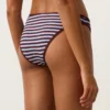 Klasické bikiny s texturovanými pruhy v podobě kalhotek Klasické bikiny s texturovanými pruhy v podobě kalhotek