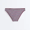 Klasické bikiny s texturovanými pruhy v podobě kalhotek Klasické bikiny s texturovanými pruhy v podobě kalhotek
