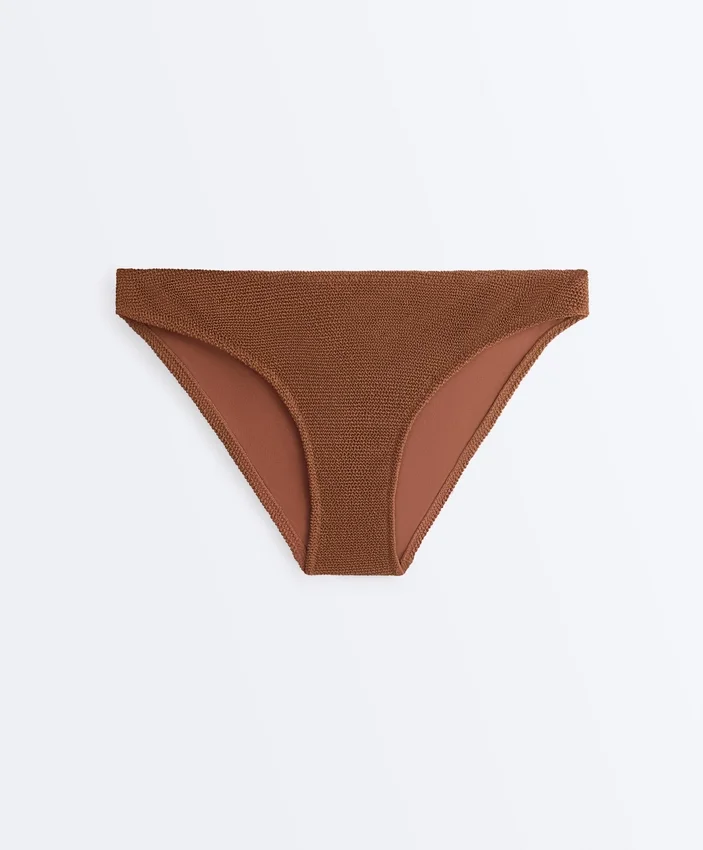 Klasické bikiny s vrásčeným vzorem Klasické bikiny s vrásčeným vzorem