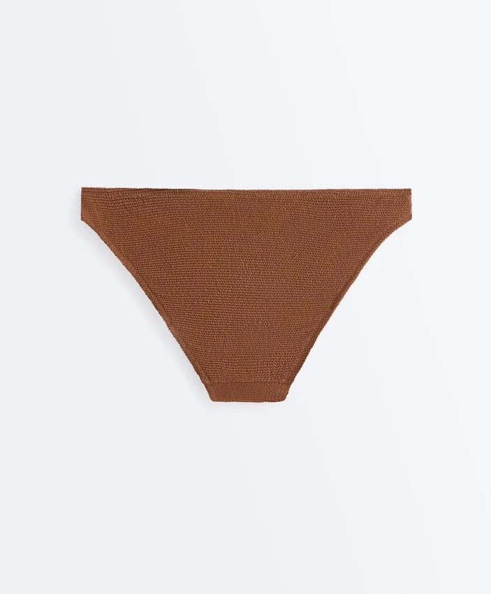 Klasické bikiny s vrásčeným vzorem Klasické bikiny s vrásčeným vzorem