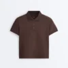 Košile ze bavlněného piqué se slim fit střihem