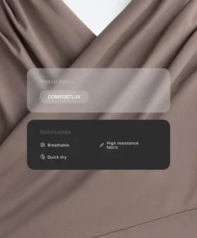 Krátké overaly Comfortlux s překříženými ramínky Krátké overaly Comfortlux s překříženými ramínky