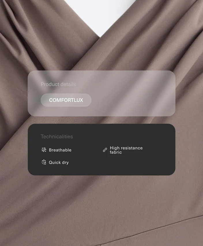 Krátké overaly Comfortlux s překříženými ramínky Krátké overaly Comfortlux s překříženými ramínky