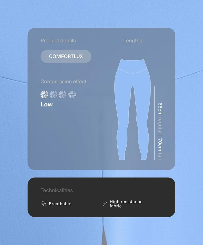 Legíny Comfortlux s vysokým pasem a délkou ke kotníkům Legíny Comfortlux s vysokým pasem a délkou ke kotníkům