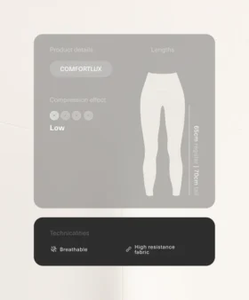 Legíny Comfortlux s vysokým pasem a délkou ke kotníkům Legíny Comfortlux s vysokým pasem a délkou ke kotníkům