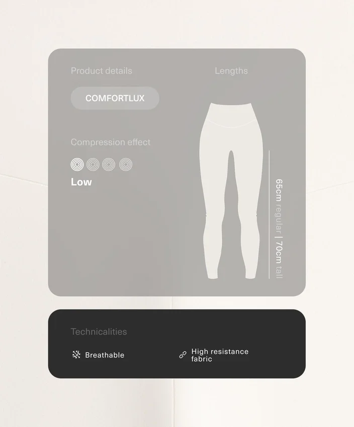 Legíny Comfortlux s vysokým pasem a délkou ke kotníkům Legíny Comfortlux s vysokým pasem a délkou ke kotníkům