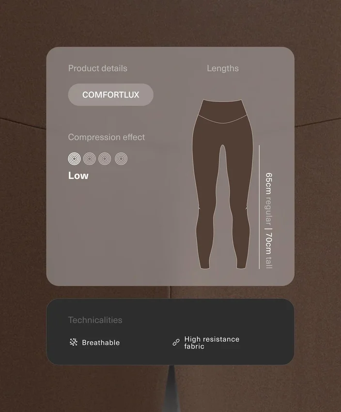 Legíny Comfortlux s vysokým pasem a délkou ke kotníkům Legíny Comfortlux s vysokým pasem a délkou ke kotníkům