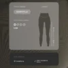 Legíny Comfortlux s vysokým pasem a žebrovaným lemem Legíny Comfortlux s vysokým pasem a žebrovaným lemem