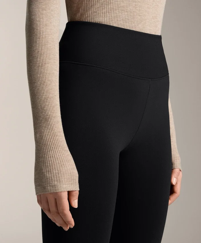 Legíny s extra vysokým pasem, bezešvé, extra teplé, délka 70 cm, po kotníky Legíny s extra vysokým pasem, bezešvé, extra teplé, délka 70 cm, po kotníky