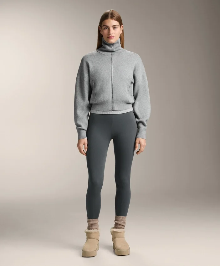 Legíny s extra vysokým pasem, bezešvé, extra teplé, s žebrováním, délka ke kotníkům 70 cm Legíny s extra vysokým pasem, bezešvé, extra teplé, s žebrováním, délka ke kotníkům 70 cm