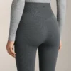 Legíny s extra vysokým pasem, bezešvé, extra teplé, s žebrováním, délka ke kotníkům 70 cm Legíny s extra vysokým pasem, bezešvé, extra teplé, s žebrováním, délka ke kotníkům 70 cm