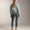 Legíny s extra vysokým pasem, bezešvé, extra teplé, s žebrováním, délka ke kotníkům 70 cm Legíny s extra vysokým pasem, bezešvé, extra teplé, s žebrováním, délka ke kotníkům 70 cm