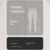 Legíny s vysokým pasem, Compressive Core Control, reflexní, po kotníky
