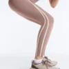 Legíny s vysokým pasem, Compressive, s tvarováním postavy, délka ke kotníkům, s kontrastními detaily Legíny s vysokým pasem, Compressive, s tvarováním postavy, délka ke kotníkům, s kontrastními detaily