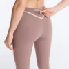 Legíny s vysokým pasem, Compressive, s tvarováním postavy, délka ke kotníkům, s kontrastními detaily Legíny s vysokým pasem, Compressive, s tvarováním postavy, délka ke kotníkům, s kontrastními detaily