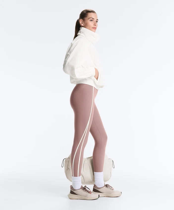 Legíny s vysokým pasem, Compressive, s tvarováním postavy, délka ke kotníkům, s kontrastními detaily Legíny s vysokým pasem, Compressive, s tvarováním postavy, délka ke kotníkům, s kontrastními detaily