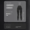 Legíny s vysokým pasem, Compressive, sahající po kotníky Legíny s vysokým pasem, Compressive, sahající po kotníky