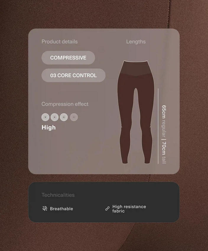 Legíny s vysokým pasem, Compressive, tvarující postavu, délka ke kotníkům Legíny s vysokým pasem, Compressive, tvarující postavu, délka ke kotníkům