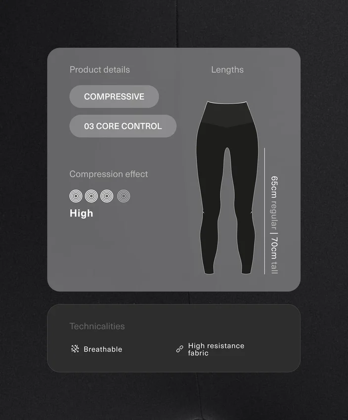 Legíny s vysokým pasem, Compressive, tvarující postavu, délka ke kotníkům Legíny s vysokým pasem, Compressive, tvarující postavu, délka ke kotníkům
