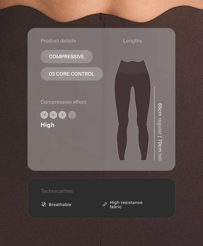 Legíny s vysokým pasem, Compressive, tvarující postavu, po kotníky, s vlnovým detailem Legíny s vysokým pasem, Compressive, tvarující postavu, po kotníky, s vlnovým detailem