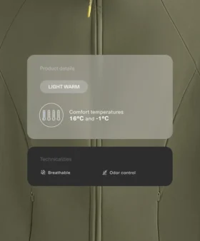 Lehká teplá technická bunda