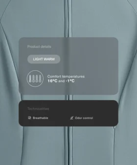 Lehká teplá technická bunda