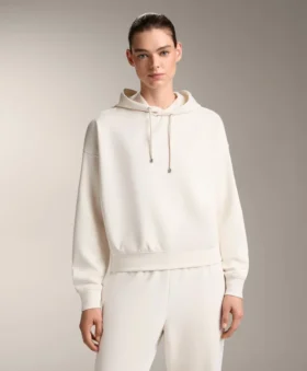 Mikina s kapucí a kartáčovaným modálem Mikina s kapucí a kartáčovaným modálem