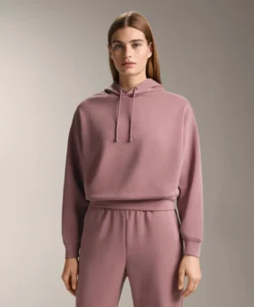 Mikina s kapucí a kartáčovaným modálem Mikina s kapucí a kartáčovaným modálem