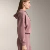 Mikina s kapucí a kartáčovaným modálem Mikina s kapucí a kartáčovaným modálem