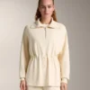 Mikina s polovičním zipem z materiálu Soft Touch modal Mikina s polovičním zipem z materiálu Soft Touch modal