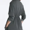 Mikina s polovičním zipem z materiálu Soft Touch modal Mikina s polovičním zipem z materiálu Soft Touch modal