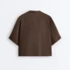 Oversize košile s krátkými rukávy ze 100% lnu Oversize košile s krátkými rukávy ze 100% lnu