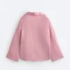Oversize polokošile s dlouhým rukávem ze 100 % lnu
