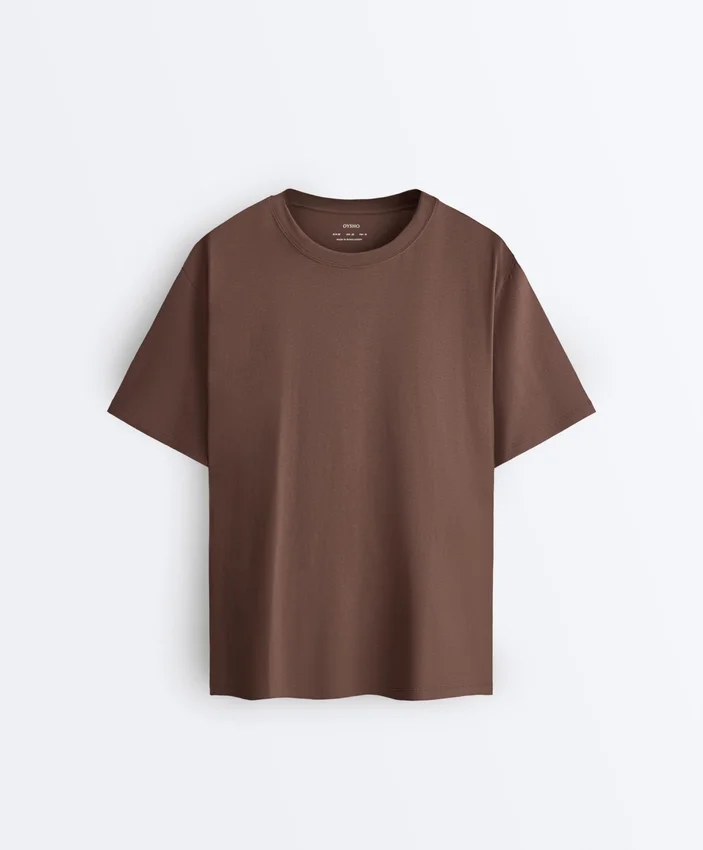 Oversize tričko s krátkým rukávem ze směsi bavlny v kraťasech Oversize tričko s krátkým rukávem ze směsi bavlny v kraťasech