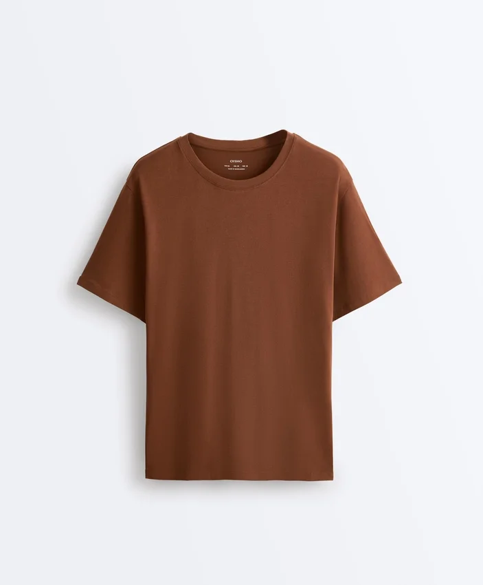Oversize tričko s krátkým rukávem ze směsi bavlny v kraťasech Oversize tričko s krátkým rukávem ze směsi bavlny v kraťasech