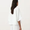 Oversized košile s krátkými rukávy ze 100 % lnu Oversized košile s krátkými rukávy ze 100 % lnu