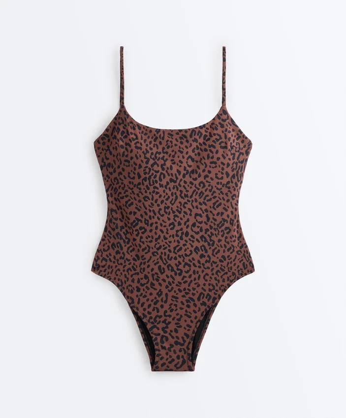 Plavky s leopardím potiskem Plavky s leopardím potiskem