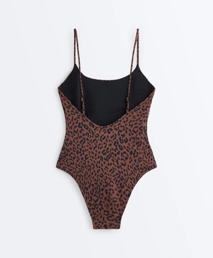 Plavky s leopardím potiskem Plavky s leopardím potiskem