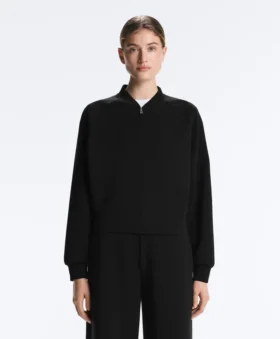 Pruhovaná bomber bundy z Soft Touch modalu