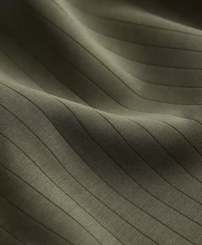 Pruhovaná bomber bundy z Soft Touch modalu Pruhovaná bomber bundy z Soft Touch modalu