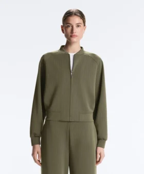 Pruhovaná bomber bundy z Soft Touch modalu