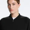 Pruhovaná bomber bundy z Soft Touch modalu Pruhovaná bomber bundy z Soft Touch modalu
