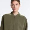 Pruhovaná bomber bundy z Soft Touch modalu Pruhovaná bomber bundy z Soft Touch modalu
