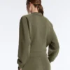 Pruhovaná bomber bundy z Soft Touch modalu Pruhovaná bomber bundy z Soft Touch modalu