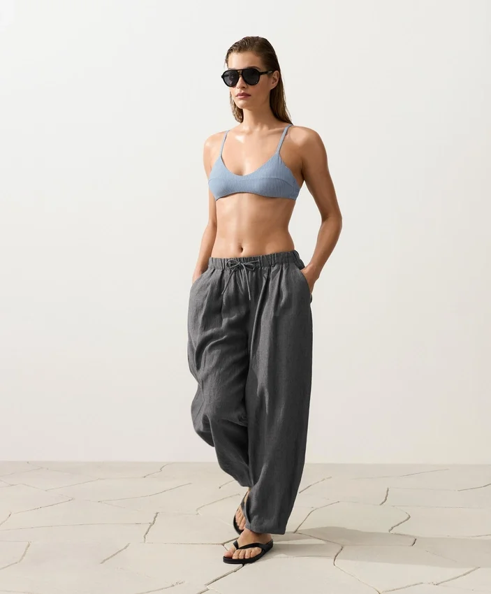 Pruhované topy na bikiny Pruhované topy na bikiny