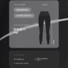 Reflexní Compressive legíny s vysokým pasem a Core Control, délka po kotníky Reflexní Compressive legíny s vysokým pasem a Core Control, délka po kotníky