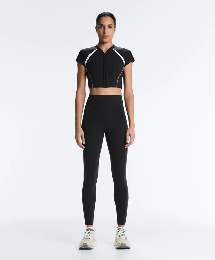 Reflexní Compressive legíny s vysokým pasem a Core Control, délka po kotníky Reflexní Compressive legíny s vysokým pasem a Core Control, délka po kotníky